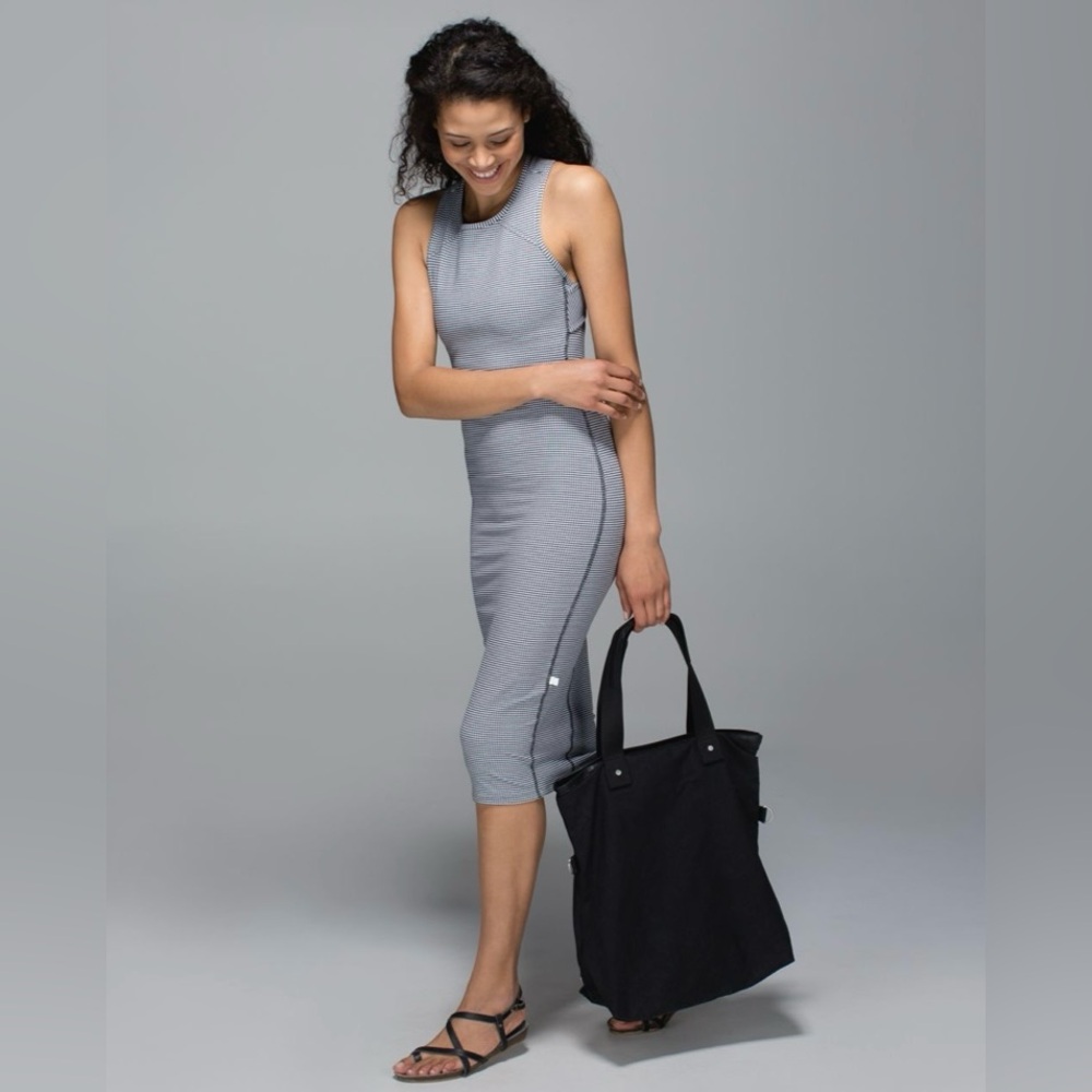 Lululemon Athletica Gray Midi Dress